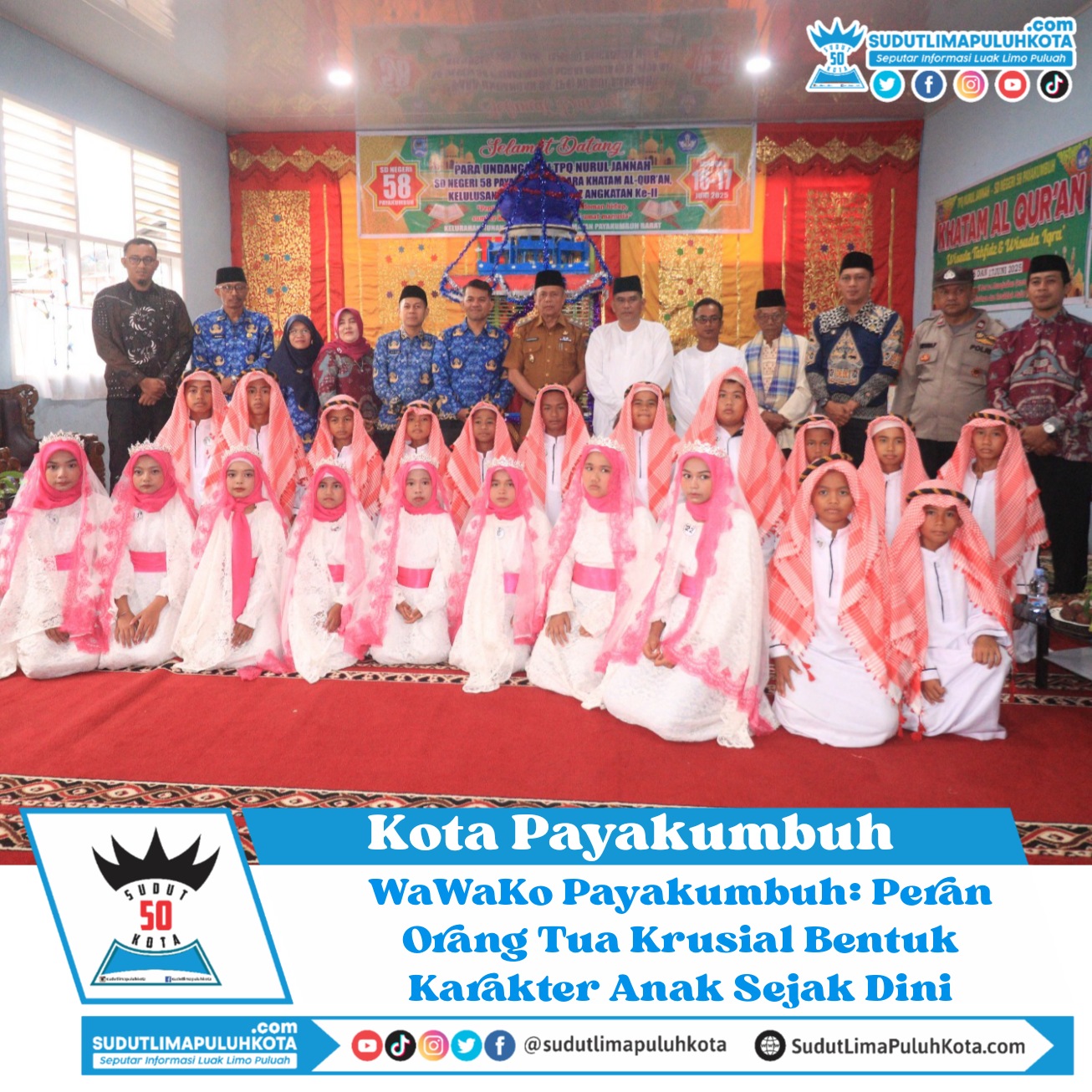 WaWaKo Payakumbuh: Peran Orang Tua Krusial Bentuk Karakter Anak Sejak Dini