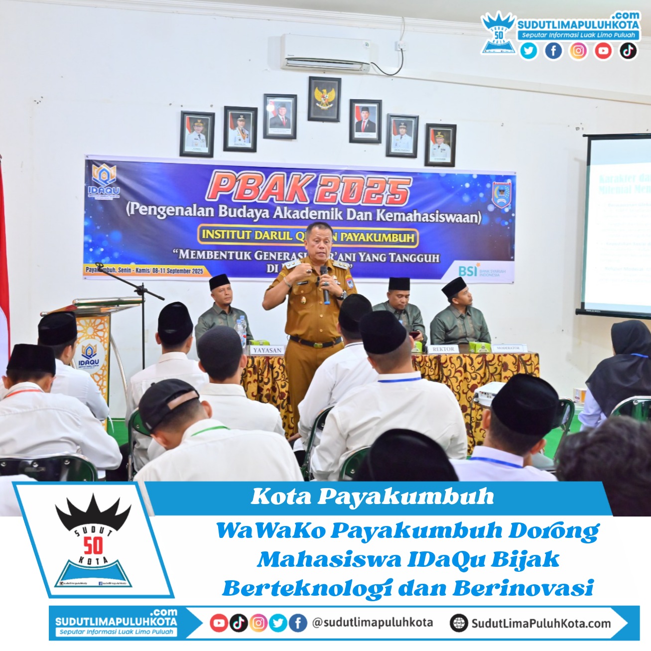 WaWaKo Payakumbuh Dorong Mahasiswa IDaQu Bijak Berteknologi dan Berinovasi