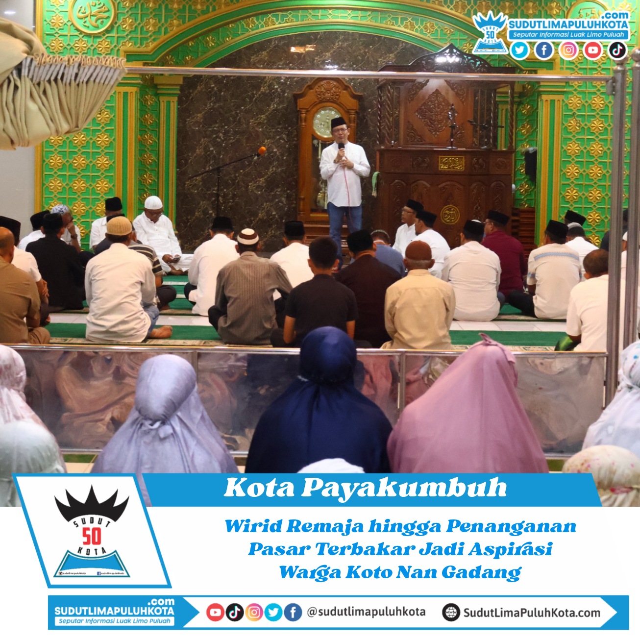 Wirid Remaja hingga Penanganan Pasar Terbakar Jadi Aspirasi Warga Koto Nan Gadang