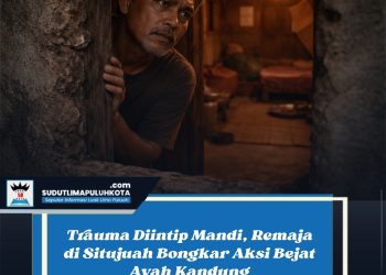Trauma Diintip Mandi, Remaja di Situjuah Bongkar Aksi Bejat Ayah Kandung