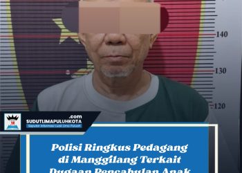 Polisi Ringkus Pedagang di Manggilang Terkait Dugaan Pencabulan Anak