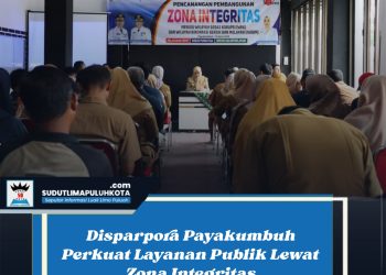 Disparpora Payakumbuh Perkuat Layanan Publik Lewat Zona Integritas
