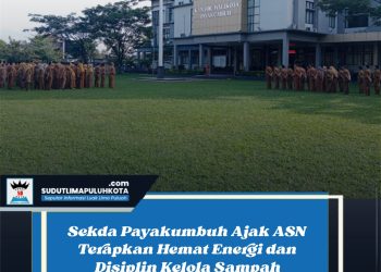 Sekda Payakumbuh Ajak ASN Terapkan Hemat Energi dan Disiplin Kelola Sampah