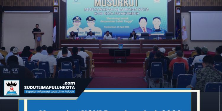 Musorkot KONI Payakumbuh 2026 Jadi Momentum Penentu Arah Prestasi Olahraga Daerah