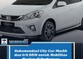 Rekomendasi City Car Murah dan Irit BBM untuk Mobilitas Harian di Perkotaan