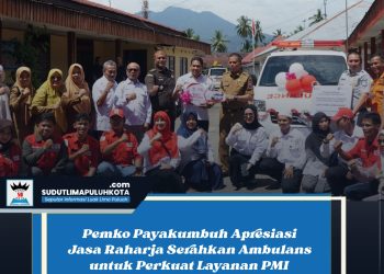 Pemko Payakumbuh Apresiasi Jasa Raharja Serahkan Ambulans untuk Perkuat Layanan PMI
