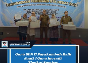 Guru SDN 17 Payakumbuh Raih Juara I Guru Inovatif Tingkat Sumbar