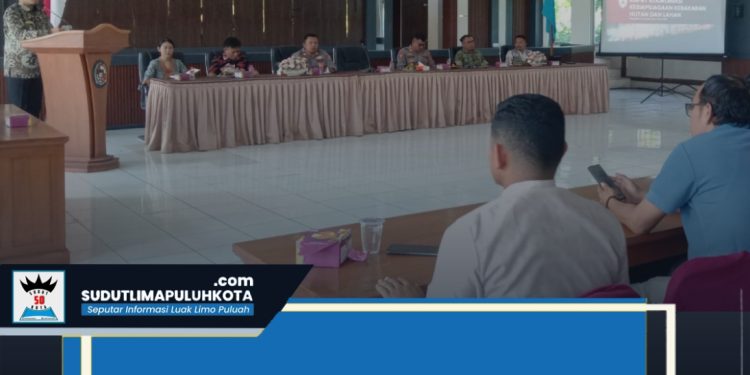 Wabup Lima Puluh Kota Buka Rakor Karhutla 2026, Tekankan Sinergi dan Kolaborasi Seluruh Pihak