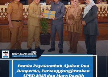 Pemko Payakumbuh Ajukan Dua Ranperda, Pertanggungjawaban APBD 2025 dan Mars Daerah