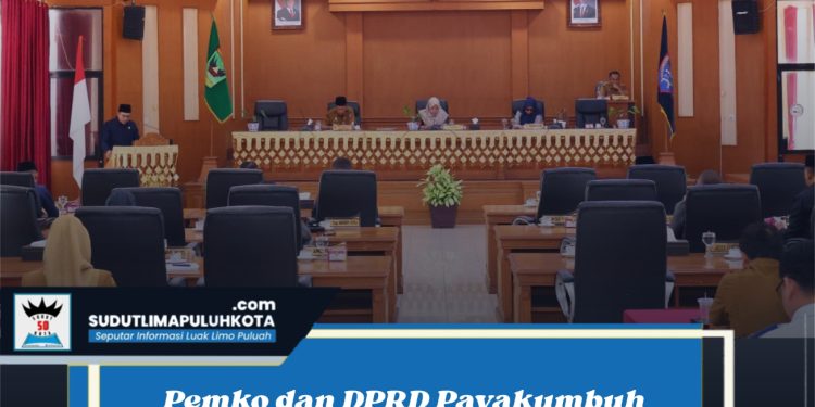 Pemko dan DPRD Payakumbuh Bahas Tiga Ranperda Strategis untuk Penguatan Regulasi Daerah