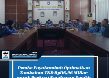 Pemko Payakumbuh Optimalkan Tambahan TKD Rp116,96 Miliar untuk Perkuat Ketahanan Daerah