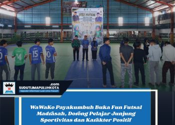 WaWaKo Payakumbuh Buka Fun Futsal Madrasah, Dorong Pelajar Junjung Sportivitas dan Karakter Positif
