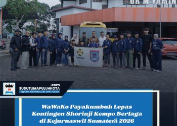 WaWaKo Payakumbuh Lepas Kontingen Shorinji Kempo Berlaga di Kejurnaswil Sumatera 2026
