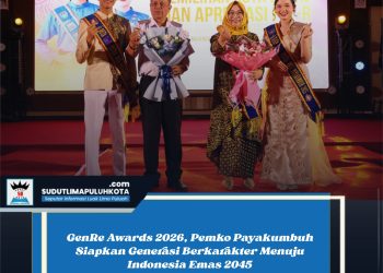 GenRe Awards 2026, Pemko Payakumbuh Siapkan Generasi Berkarakter Menuju Indonesia Emas 2045