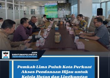 Pemkab Lima Puluh Kota Perkuat Akses Pendanaan Hijau untuk Kelola Hutan dan Lingkungan