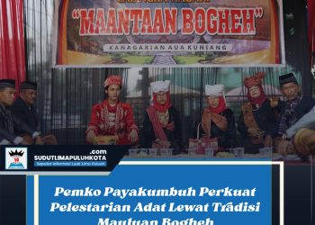 Pemko Payakumbuh Perkuat Pelestarian Adat Lewat Tradisi Mauluan Bogheh