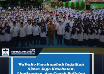 WaWaKo Payakumbuh Ingatkan Siswa Jaga Kesehatan, Lingkungan, dan Cegah Bullying
