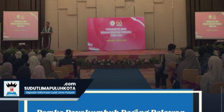 Pemko Payakumbuh Dorong Relawan Gerakan Kebajikan Pancasila Perkuat Nilai Kebangsaan
