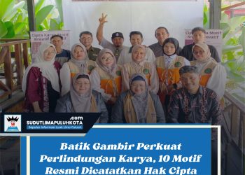 Perkuat Perlindungan Karya, Batik Gambir Resmi Catatkan 10 Motif Hak Cipta