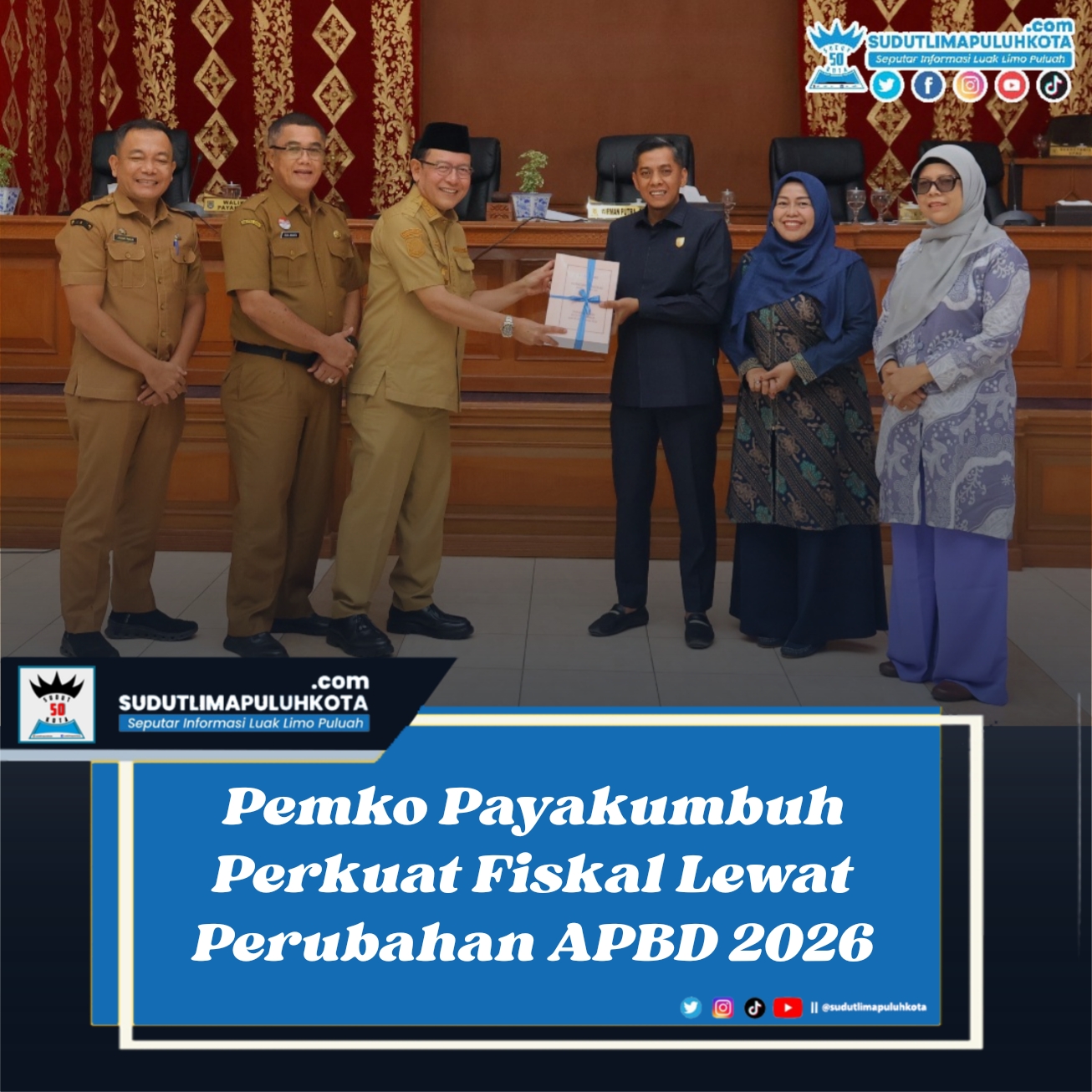 Pemko Payakumbuh Perkuat Fiskal Lewat Perubahan APBD 2026
