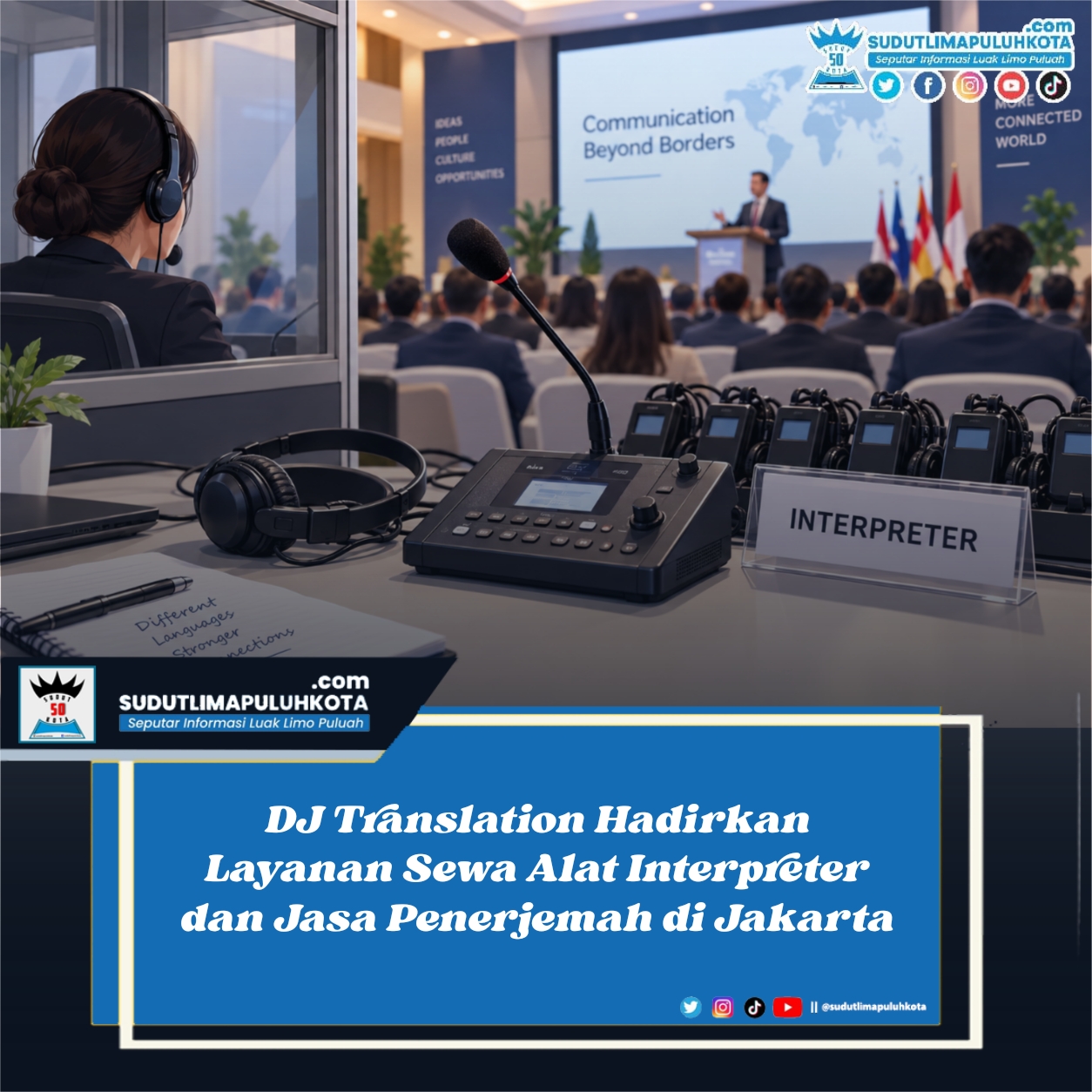 DJ Translation Hadirkan Layanan Sewa Alat Interpreter dan Jasa Penerjemah di Jakarta