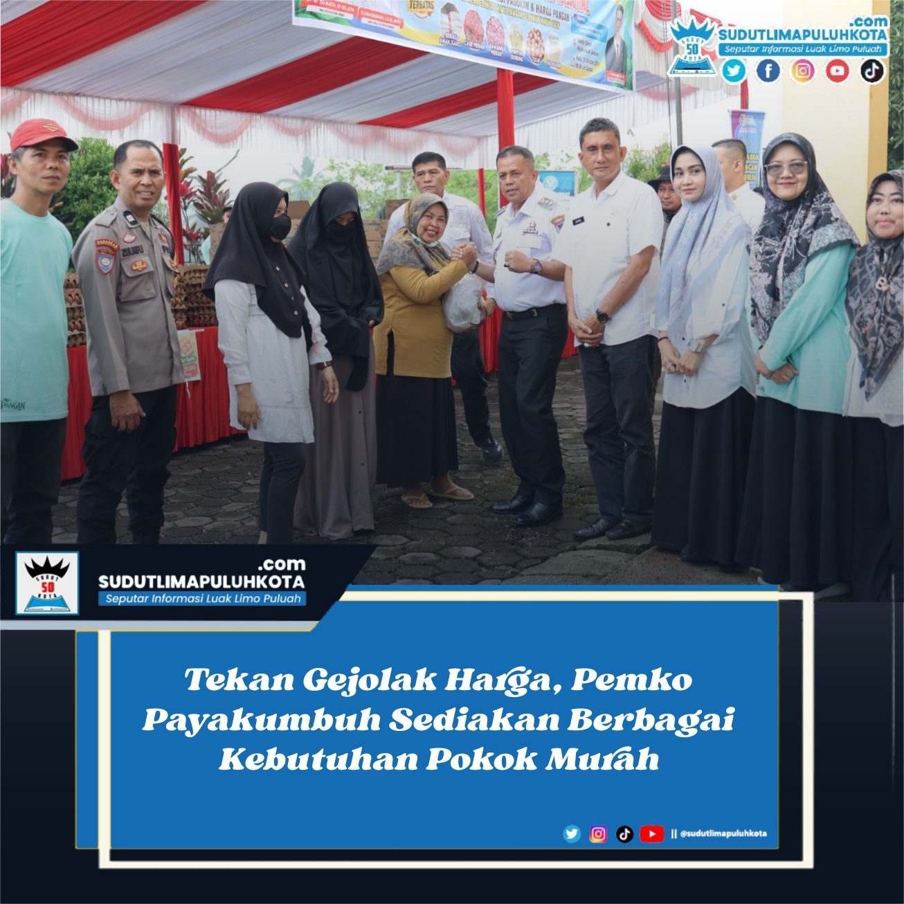 Tekan Gejolak Harga, Pemko Payakumbuh Sediakan Berbagai Kebutuhan Pokok Murah